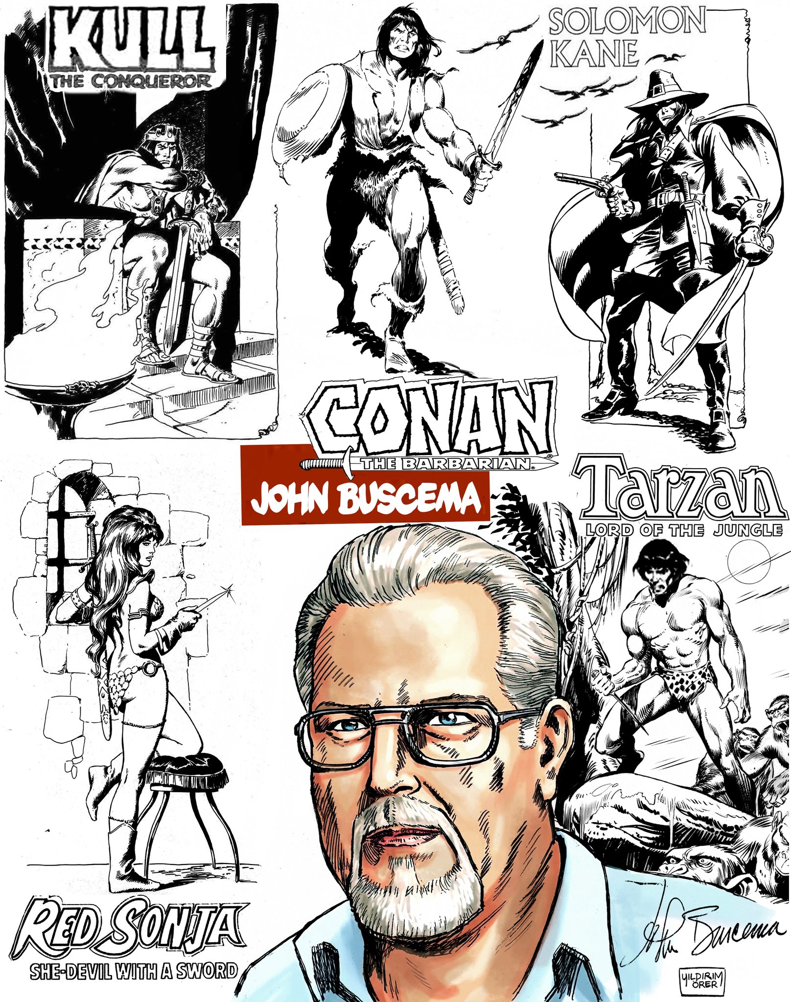 TRE DOMANDE A JOHN BUSCEMA
